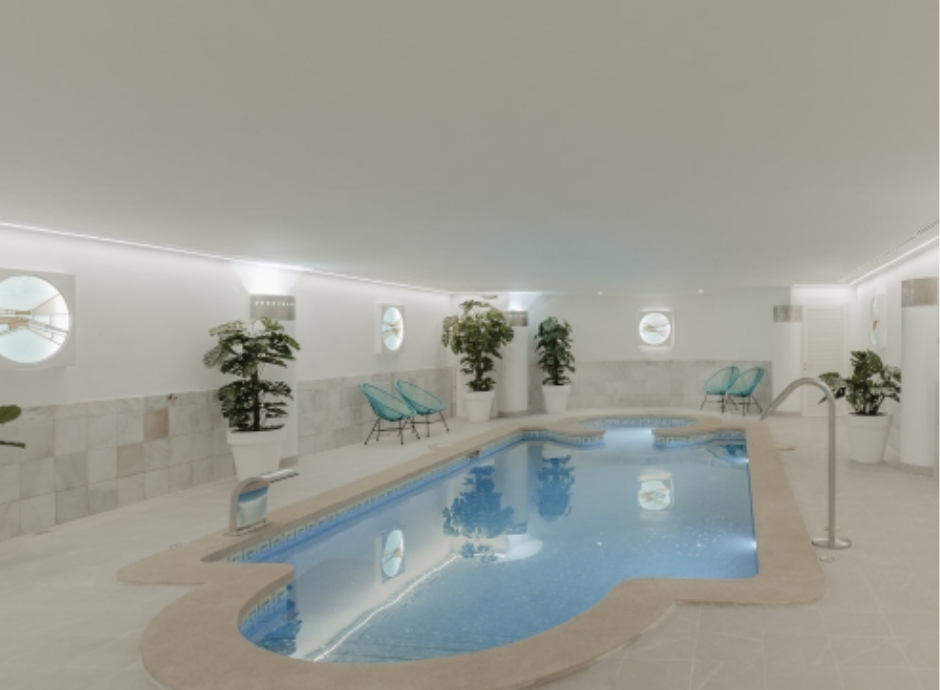 Piscina climatizada y bienestar en invierno: el lujo tranquilo de La Pérgola